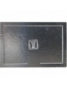 Base Cartão Prateado Retangular 34cmx44cm